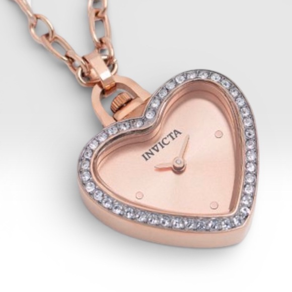 Invicta Mini Angel Women’s Necklace Watch – Rose Gold 27.5mm, New with Tags ✨ - Picture 4 of 5